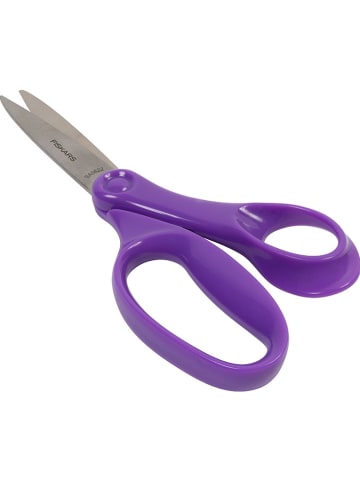 Fiskars Nożyczki szkolne w kolorze fioletowym - wys. 18 cm - 12+