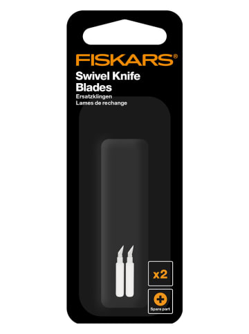 Fiskars 2-delige set: draaibare vervangingsmessen zilverkleurig - (L)5 cm