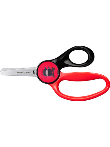 Fiskars Kinderschere in Rot/ Schwarz - (H)13 cm - ab 6 Jahren