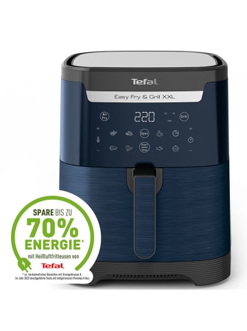 Tefal 2-in-1 heteluchtfritteuse "Easy Fry & Grill - EY801410" donkerblauw