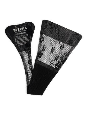 Bye Bra Stringi samoprzylepne w kolorze czarnym