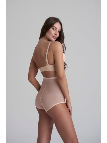 Bye Bra Pełne figi modelujące w kolorze beżowym