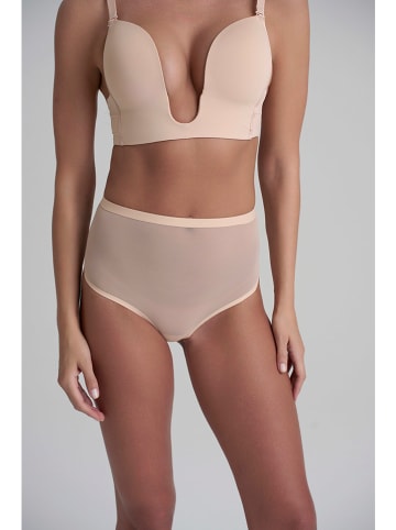 Bye Bra Stringi modelujące w kolorze beżowym