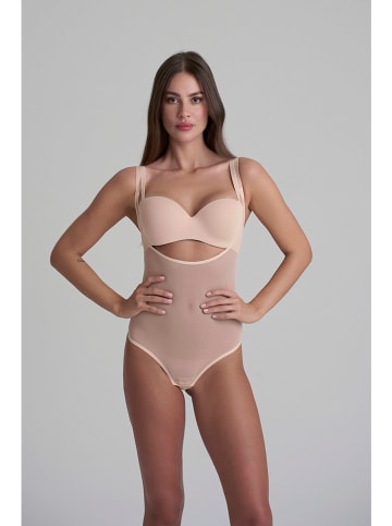 Bye Bra Body modelujące w kolorze beżowym