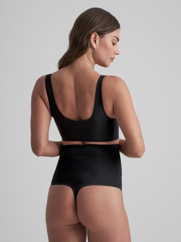 Bye Bra Stringi modelujące w kolorze czarnym