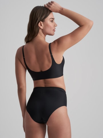 Bye Bra Figi high waist w kolorze czarnym