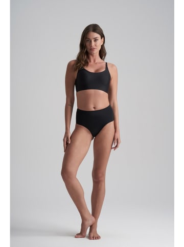 Bye Bra Figi high waist w kolorze czarnym