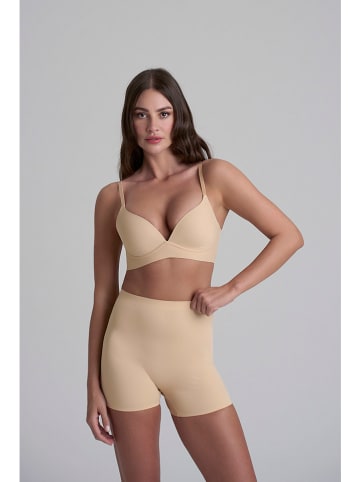 Bye Bra Szorty modelujące w kolorze beżowym