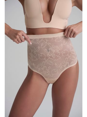 Bye Bra Stringi modelujące w kolorze beżowym