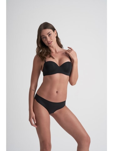 Bye Bra Stringi menstruacyjne w kolorze czarnym