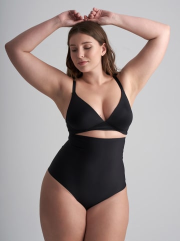 Bye Bra Stringi modelujące w kolorze czarnym