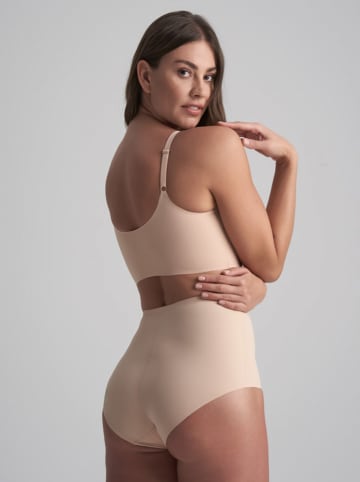 Bye Bra Pełne figi modelujące w kolorze beżowym