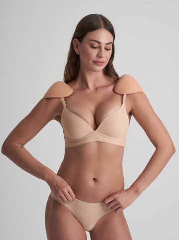 Bye Bra Schulterpads in Beige