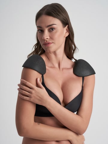Bye Bra Schulterpads in Schwarz