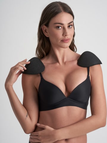 Bye Bra Schulterpads in Schwarz