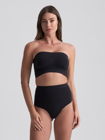 Bye Bra Stringi modelujące w kolorze czarnym