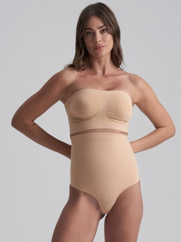 Bye Bra Top w kolorze beżowym