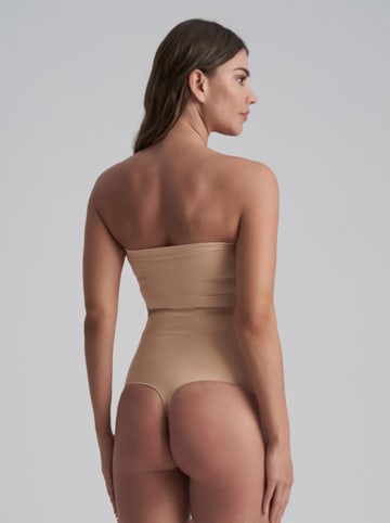 Bye Bra Top w kolorze beżowym