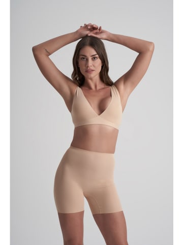 Bye Bra Szorty modelujące w kolorze beżowym