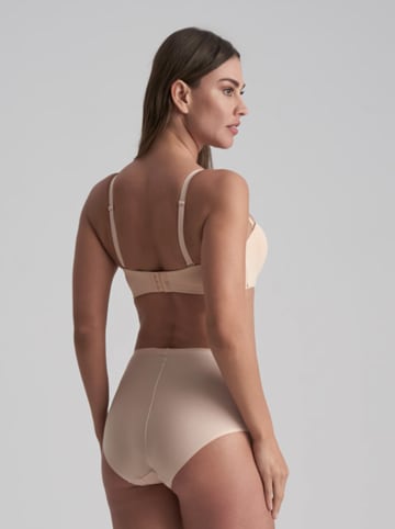 Bye Bra Figi high waist w kolorze beżowym