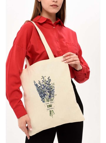 MORI Schultertasche in Creme - (B)25 x (H)40 x (T)8 cm