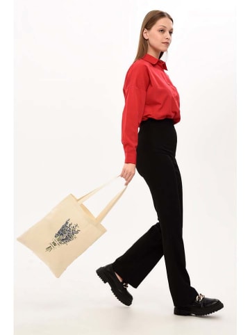 MORI Schultertasche in Creme - (B)25 x (H)40 x (T)8 cm