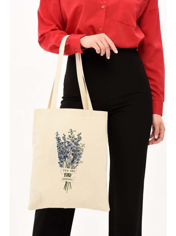 MORI Torebka w kolorze kremowym - 25 x 40 x 8 cm