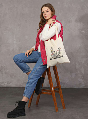 MORI Torebka w kolorze kremowym - 35 x 40 x 8 cm