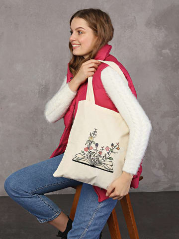 MORI Schultertasche in Creme - (B)35 x (H)40 x (T)8 cm