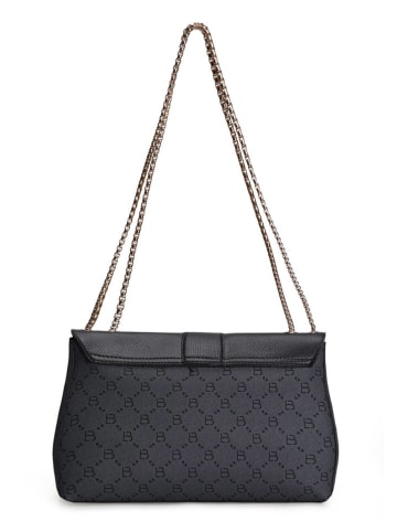 Lucky Bees Schoudertas antraciet/zwart - (B)26 x (H)20 x (D)10 cm