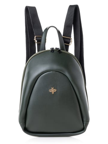 Lucky Bees Rucksack in Khaki - (B)23 x (H)27 x (T)11 cm