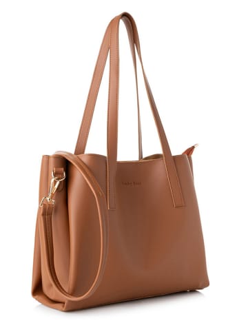 Lucky Bees Schoudertas lichtbruin - (B)32 x (H)27 x (D)13 cm