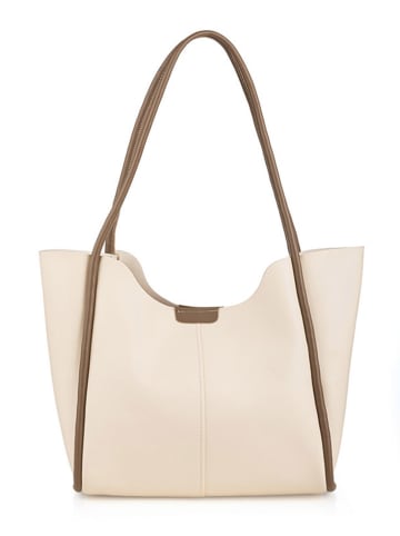 Lucky Bees Schoudertas crème - (B)30 x (H)29 x (D)9 cm