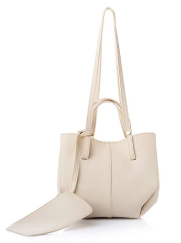 Lucky Bees Schultertasche in Creme - (B)28 x (H)22 x (T)13 cm