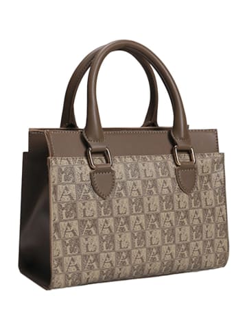 Lucky Bees Henkeltasche in Taupe - (B)28 x (H)21 x (T)12 cm