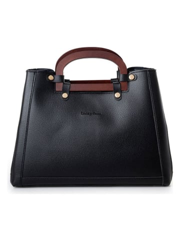 Lucky Bees Handtas zwart - (B)35 x (H)25 x (D)13 cm