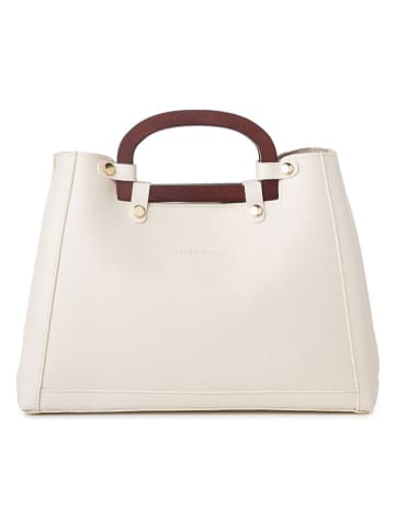 Lucky Bees Henkeltasche in Creme - (B)35 x (H)25 x (T)13 cm