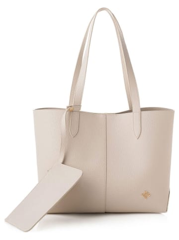 Lucky Bees Schultertasche in Beige - (B)33 x (H)28 x (T)13 cm