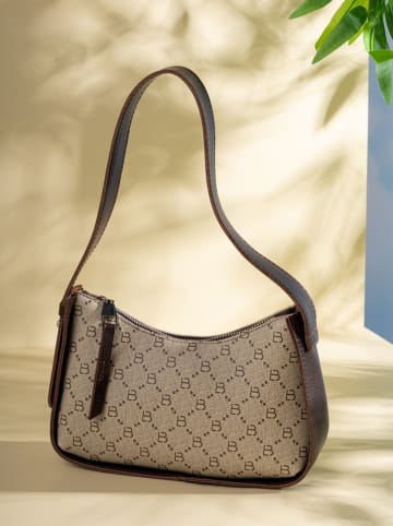 Lucky Bees Schultertasche in Beige/ Braun - (B)23 x (H)15 x (T)7 cm