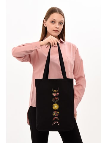 MORI Schultertasche in Schwarz - (B)35 x (H)40 x (T)8 cm