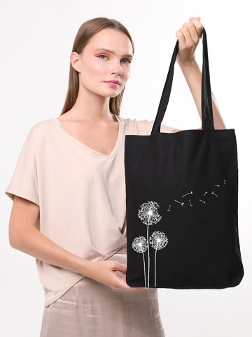 MORI Schultertasche in Schwarz - (B)35 x (H)40 x (T)8 cm