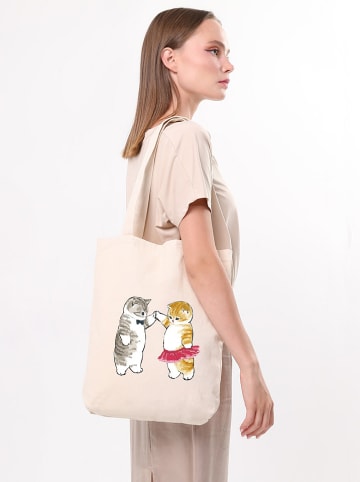 MORI Schultertasche in Creme - (B)35 x (H)40 x (T)8 cm