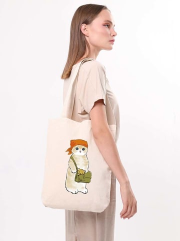 MORI Schultertasche in Creme - (B)25 x (H)40 x (T)8 cm