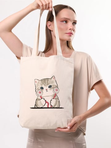 MORI Schoudertas crème - (B)35 x (H)40 x (D)8 cm