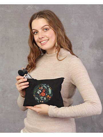 MORI Kosmetyczka w kolorze czarnym - 25 x 18 cm