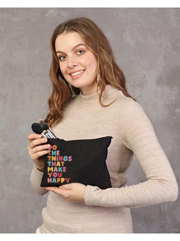 MORI Kosmetiktasche in Schwarz - (B)25 x (H)18 cm