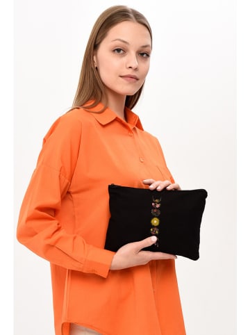 MORI Kosmetiktasche in Schwarz - (B)25 x (H)18 cm
