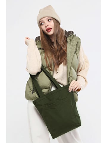 MORI Schultertasche in Grün - (B)33 x (H)45 x (T)10 cm