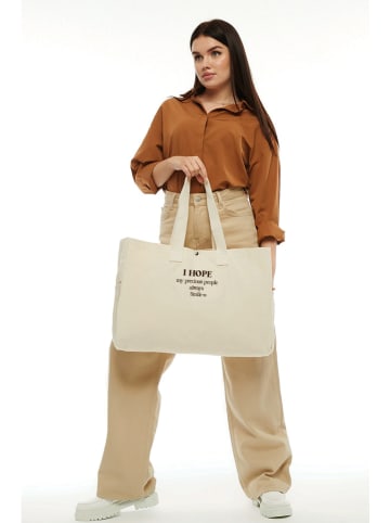 MORI Shopper in Creme - (B)50 x (H)36 x (T)12 cm
