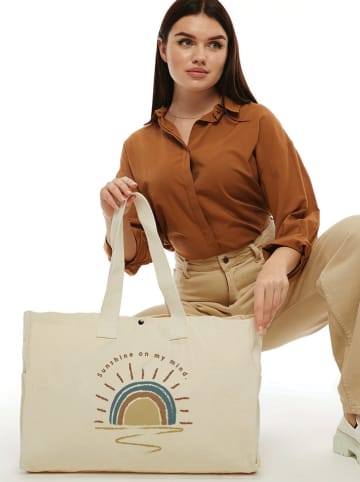 MORI Shopper in Creme - (B)50 x (H)36 x (T)12 cm